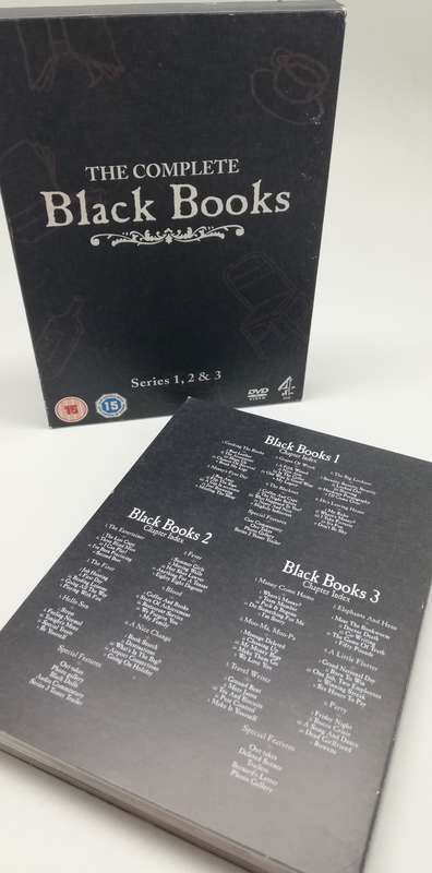 The complete Black Books DVD Box Set - Season 1, 2 & 3