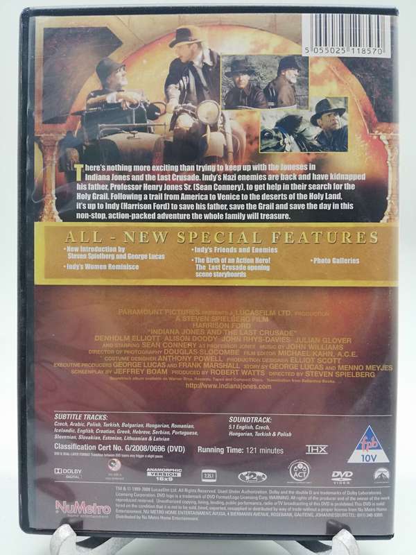 Indiana Jones and the Last Crusade (DVD)