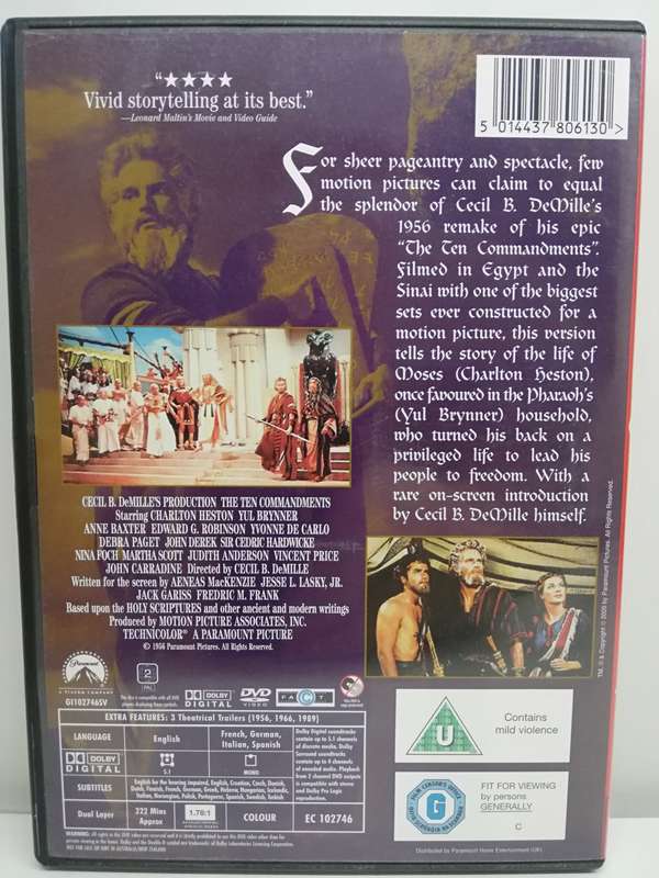 The Ten Commandments (DVD)