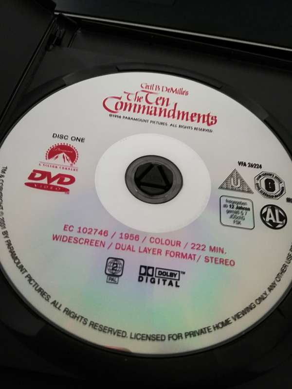 The Ten Commandments (DVD)