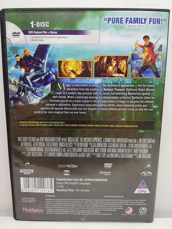 The Sorcerer's Apprentice (DVD)
