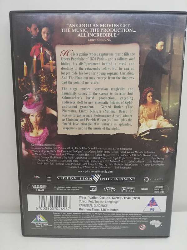 The Phantom of the Opera (DVD)