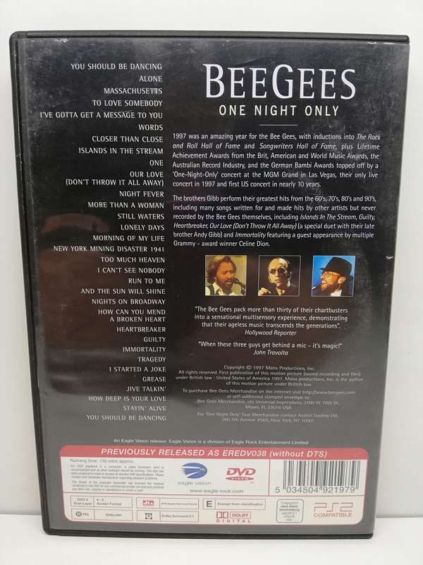 Bee Gees - One Night Only (DVD)