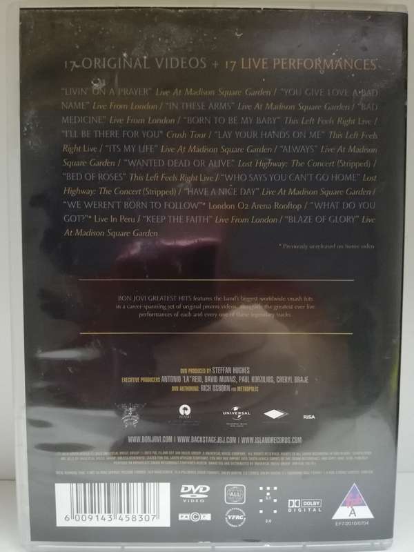 Bon Jovi - Greatest Hits (DVD)