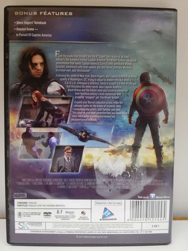Captain America - The Winter Soldier (DVD)