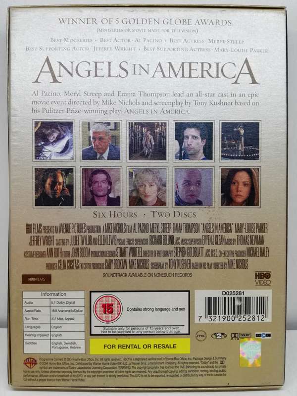 Angels in America - Mini Series (DVD)
