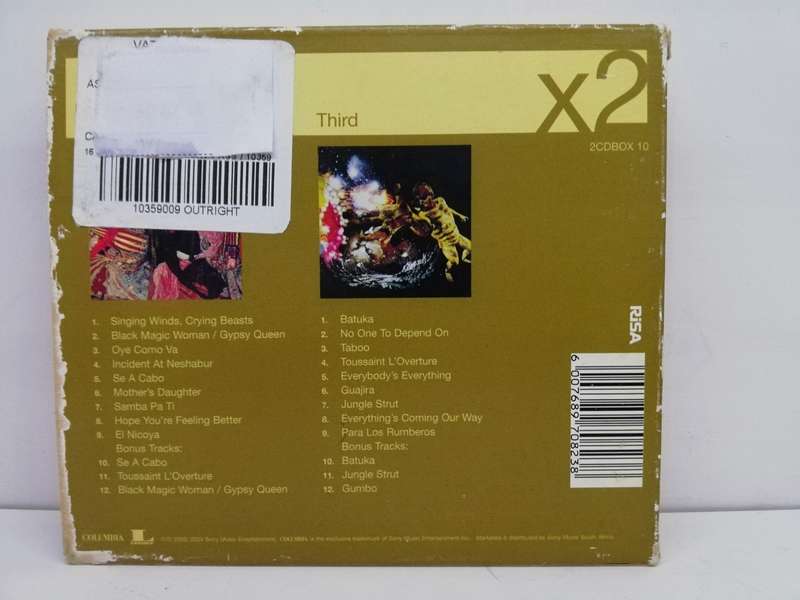 Santana - Abraxas & Third (2 x CDs)