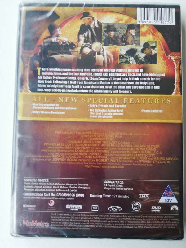 Indiana Jones and the Last Crusade (DVD)