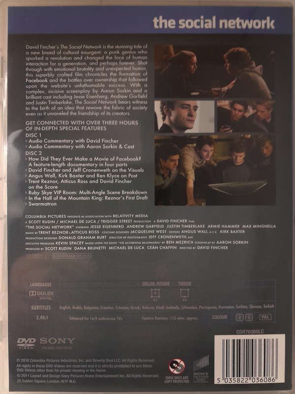 The Social Network (DVD)