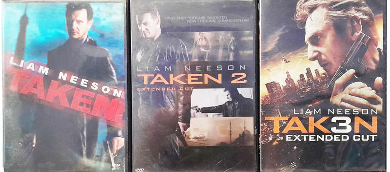 Taken 1, 2 & 3 (DVD)