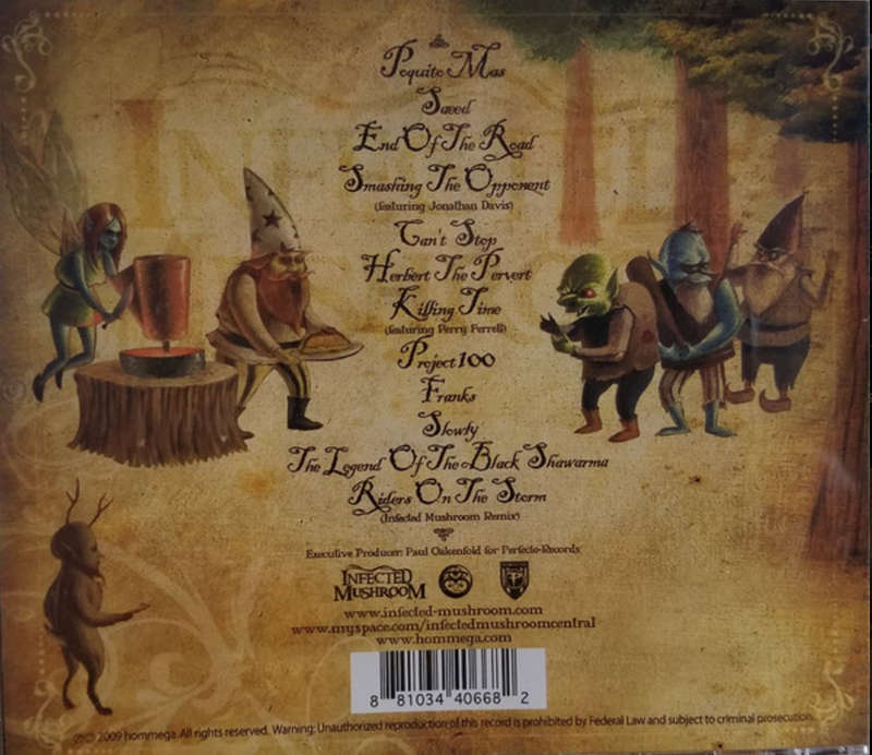 Infected Mushroom Legend of the Black Shawarma CD