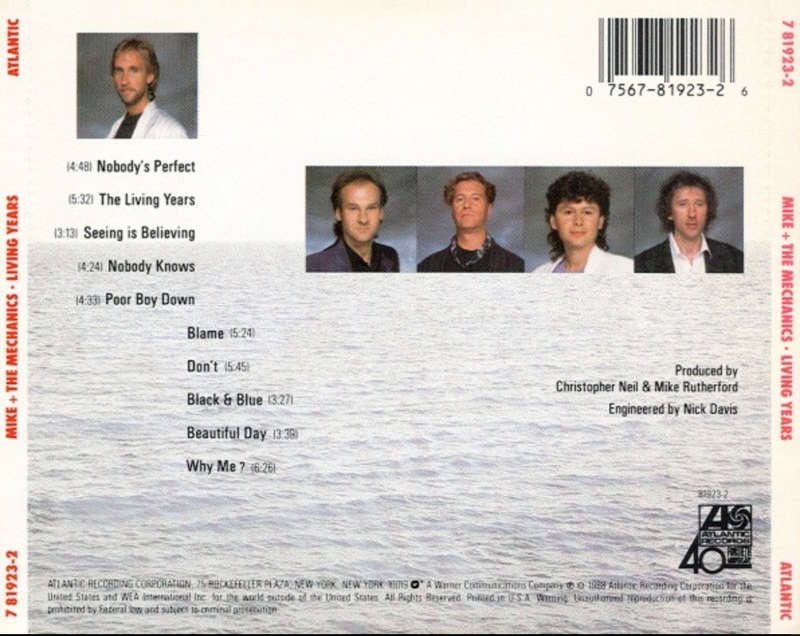 Mike + Mechanics - Living Years CD