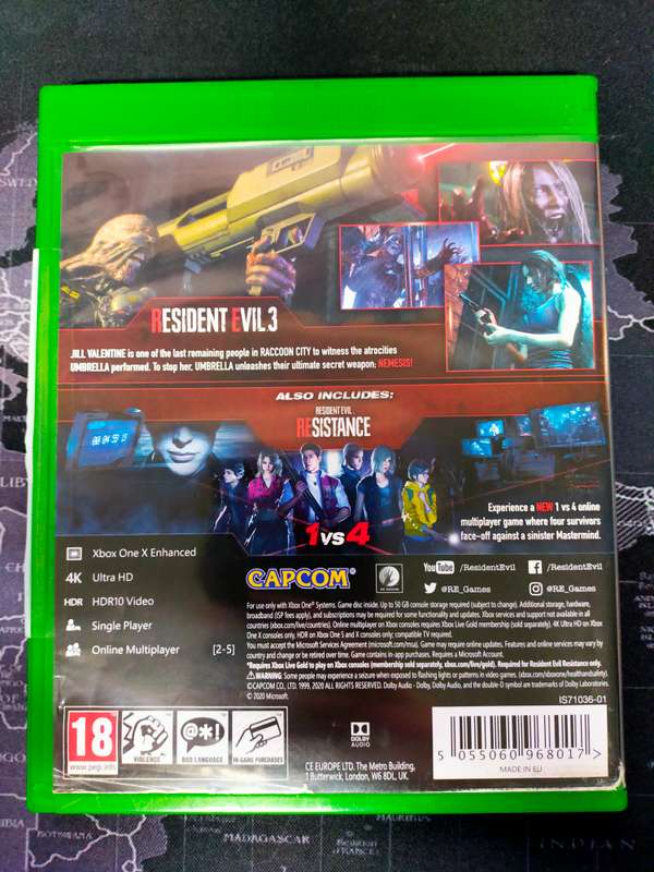 Resident Evil 3 Remake Xbox one / Series X