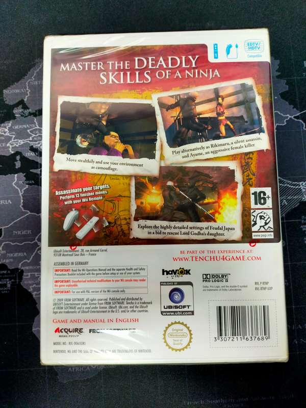 Tenchu Shadow Assassins Wii (New - Factory Sealed)