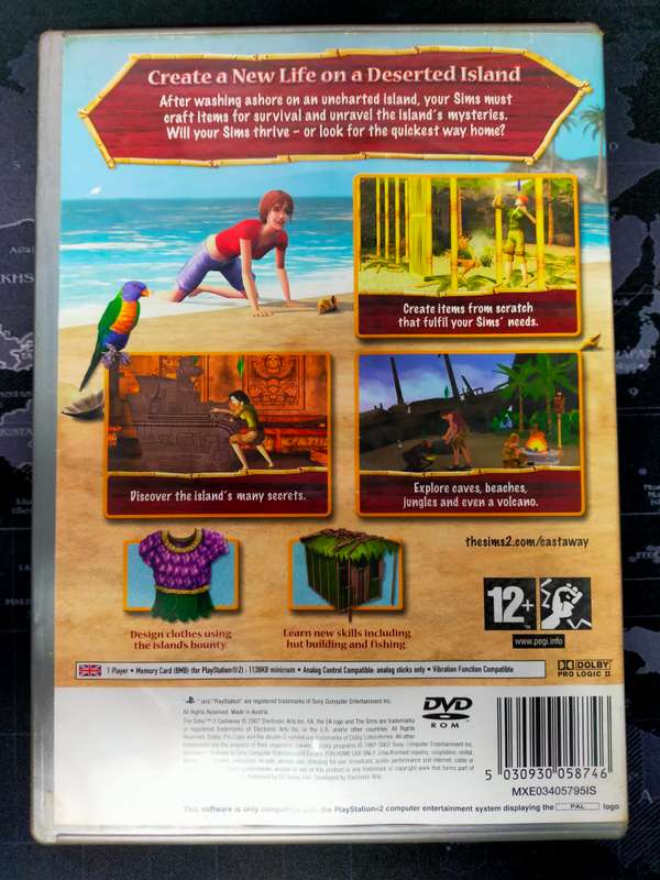 Sims 2 Cast Away PS2 / PlayStation 2