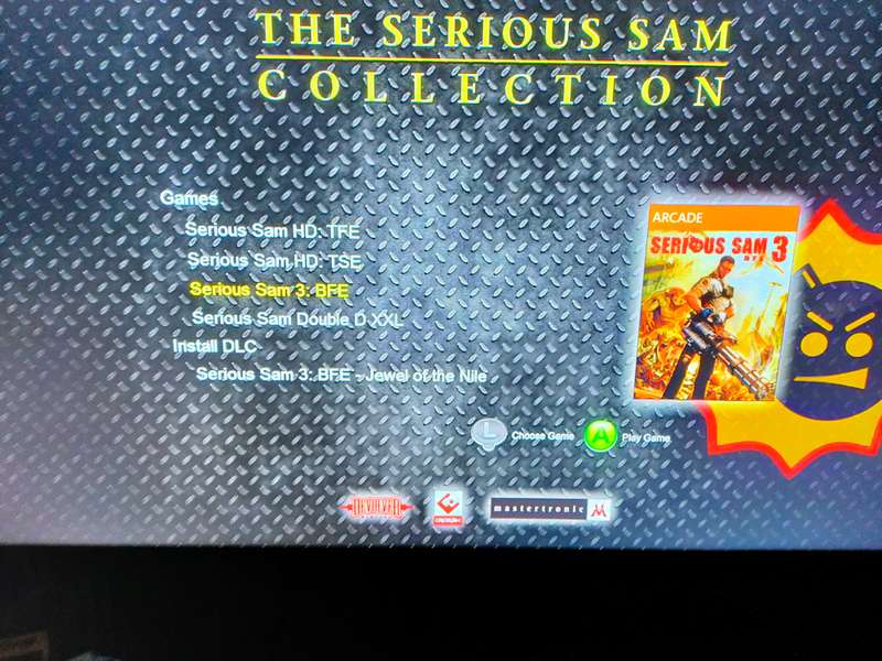 The Serious Sam Collection XBOX 360 (VERY RARE)