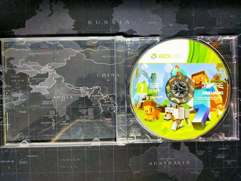 Minecraft XBOX 360 (Disc Only) IN CD CASE