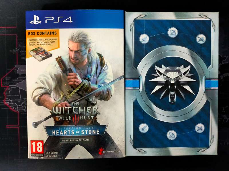 The Witcher 3: Hearts of stone - Collectors Box / Gwent Card Game (Expansion Code Already Used)