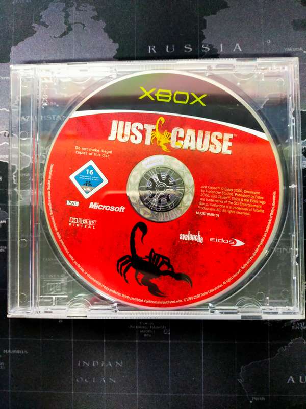 Just Cause XBOX (Disc Only in CD Case) (RARE)