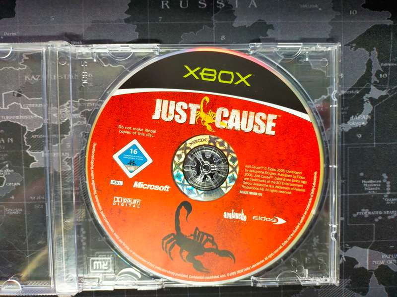 Just Cause XBOX (Disc Only in CD Case) (RARE)
