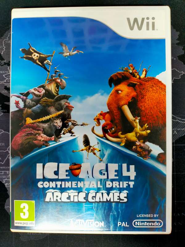 Ice Age 4 Continental Drift Arctic Games -  Nintendo Wii (RARE)