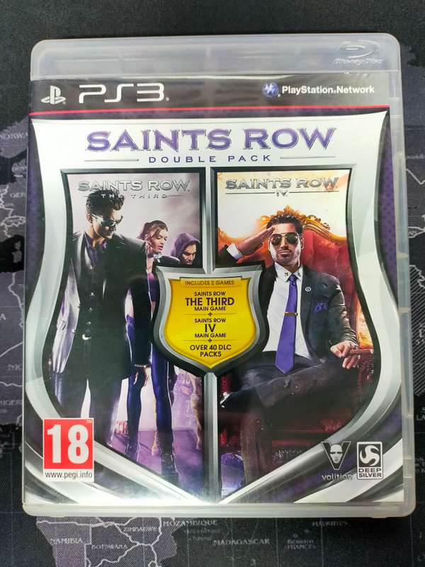 Saints Row Double Pack (SR 3 & 4 - Plus 40+ DLC Packs) PlayStation 3 / PS3 (RARE BUNDLE)