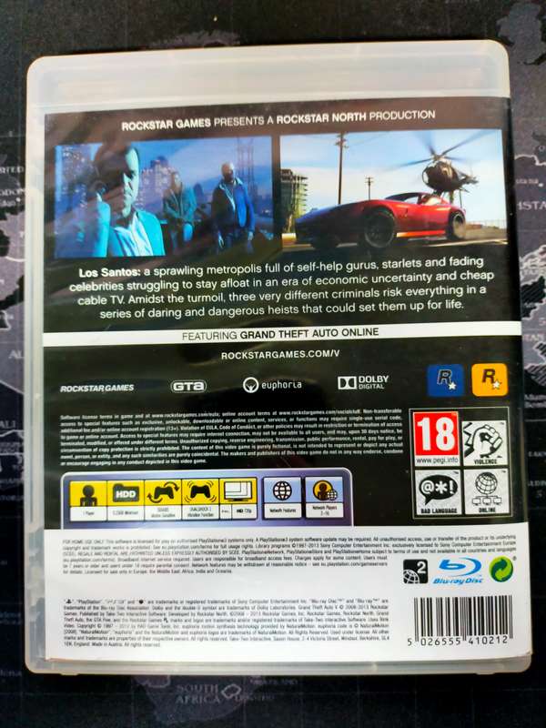 Grand Theft Auto 5 / GTA V - PlayStation 3 / PS3