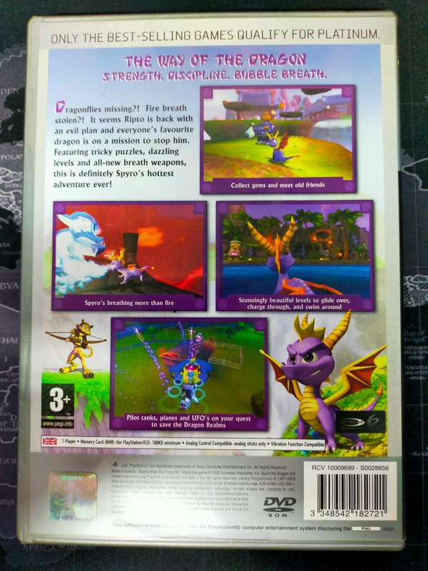 Spyro Enter the Dragonfly - PlayStation 2 / PS2