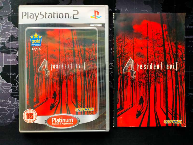 2 x Resident Evil 4 Case & Booklet Only - PS2 (No discs)