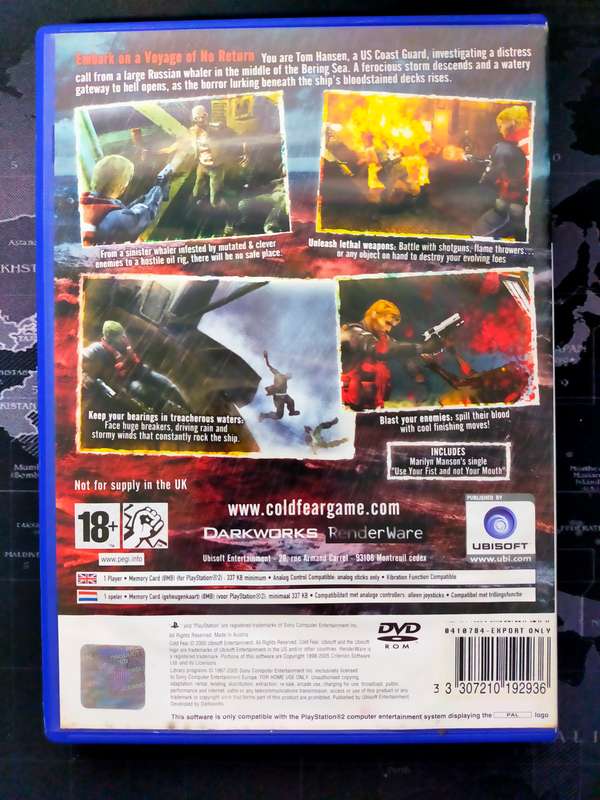 Cold Fear - PlayStation 2 / PS 2 (RARE)