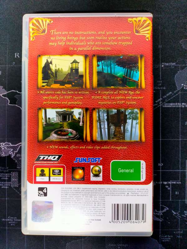 MYST -  PSP / PlayStation Portable