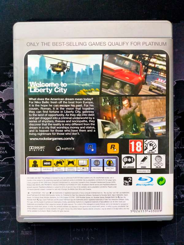 Grand Theft Auto IV / Grand Theft Auto 4 - PS3 / PlayStation 3