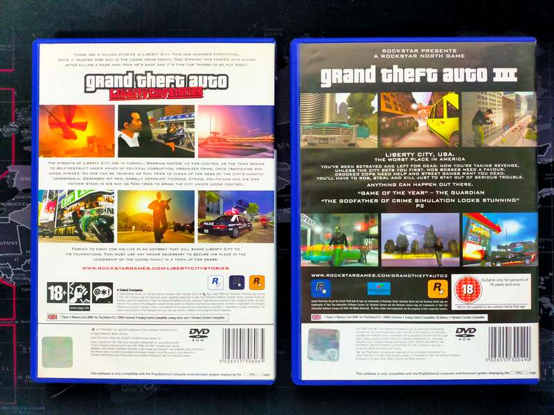 Grand Theft Auto 3 & Liberty City Stories Bundle PlayStation 2