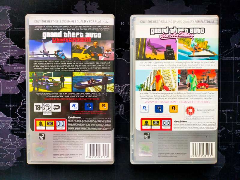 Grand Theft Auto Vice City Stories & Liberty City Stories - PSP / PlayStation Portable