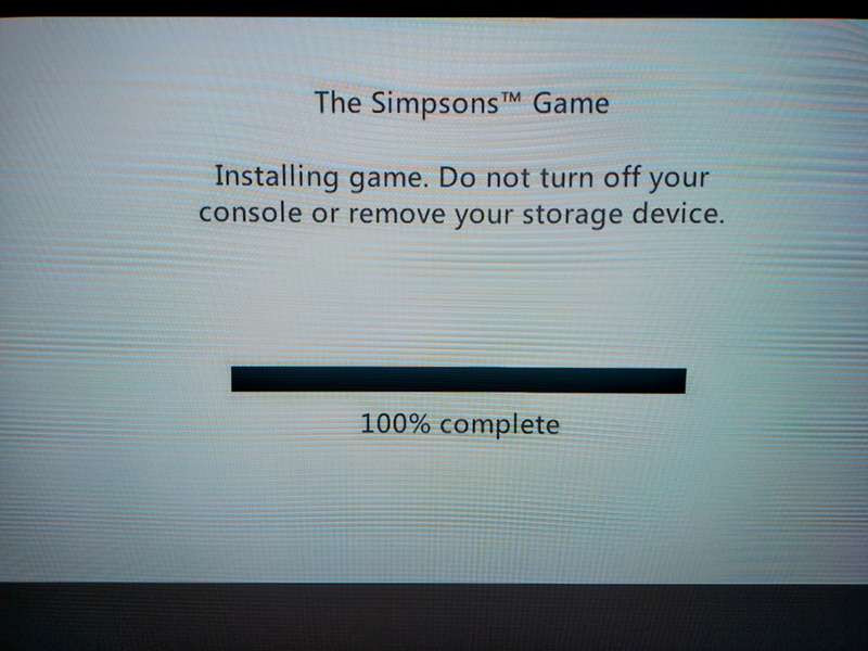 The Simpsons Game XBOX 360 (RARE)
