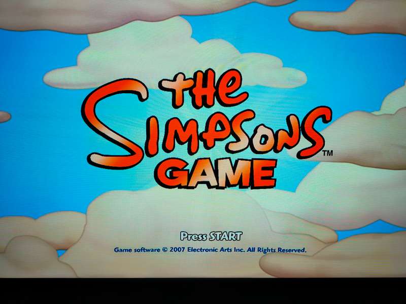 The Simpsons Game XBOX 360 (RARE)