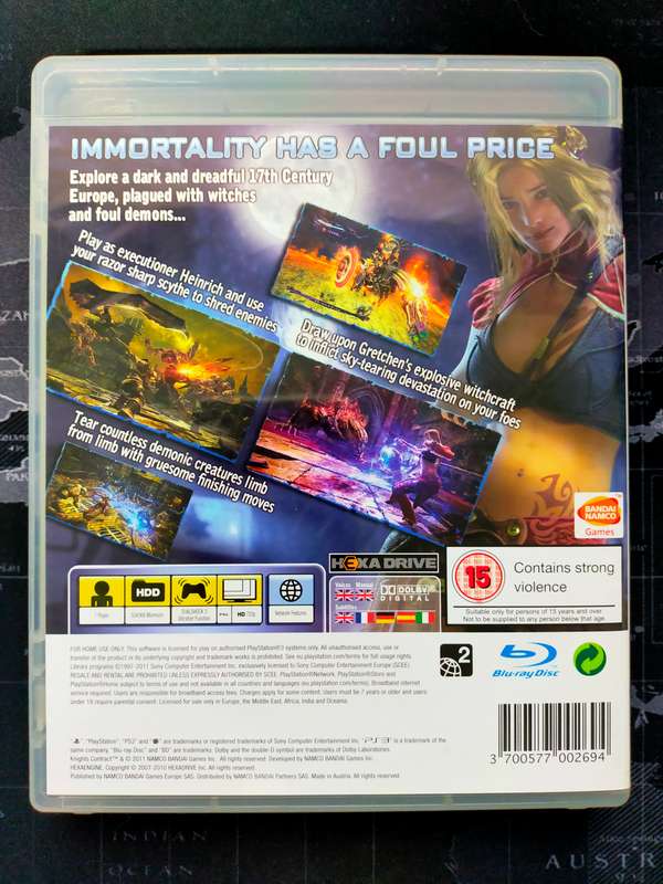 Knights Contract PS3 / PlayStation 3 (RARE)