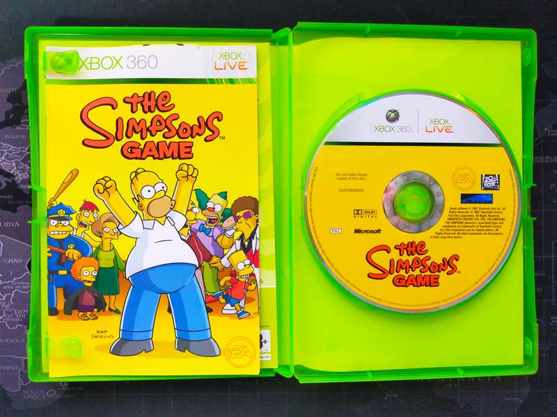 The Simpsons Game XBOX 360 (RARE)
