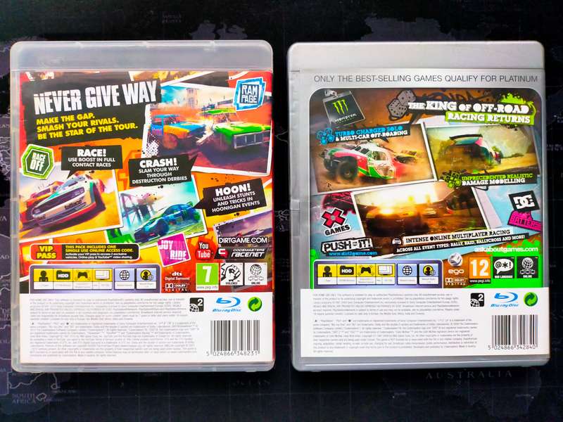 Dirt Showdown & Colin McRae Dirt 2 Bundle PS3 / PlayStation 3