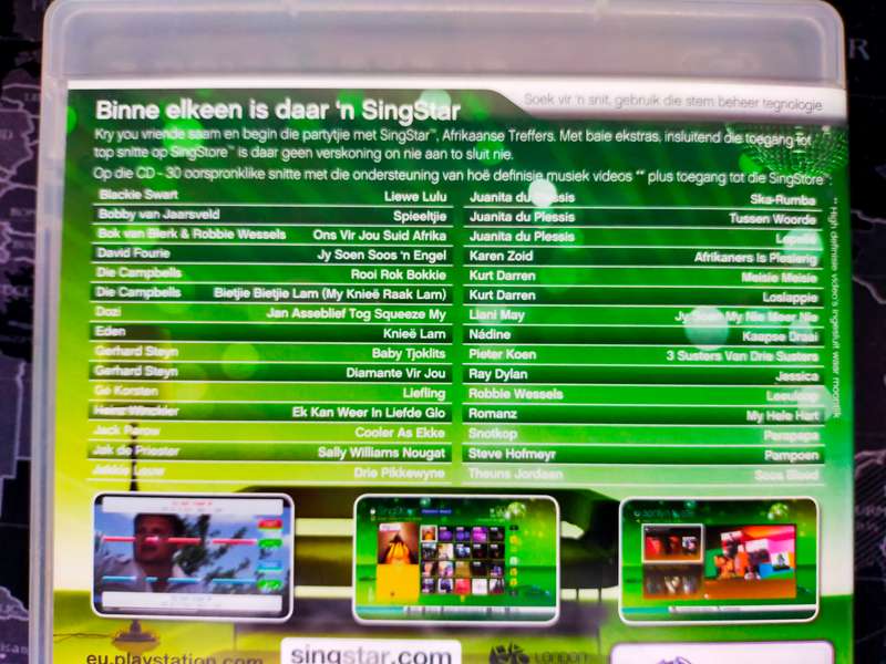 SingStar Afrikaanse Treffers & Dance PS3 / PlayStation 3