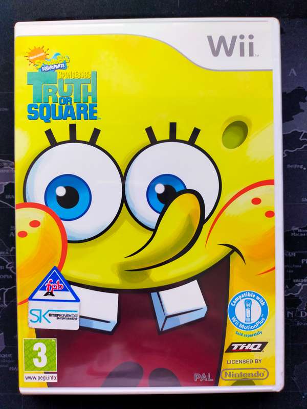 SpongeBob's Truth or Square Nintendo Wii (Rare)