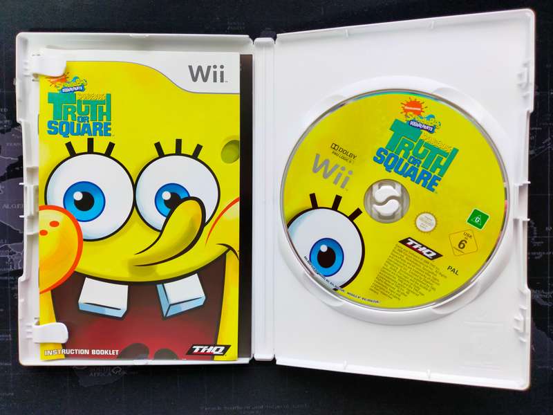 SpongeBob's Truth or Square Nintendo Wii (Rare)