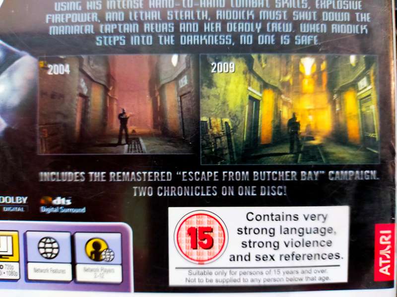 The Chronicles of Riddick Assault on Dark Athena PS3 / PlayStation 3