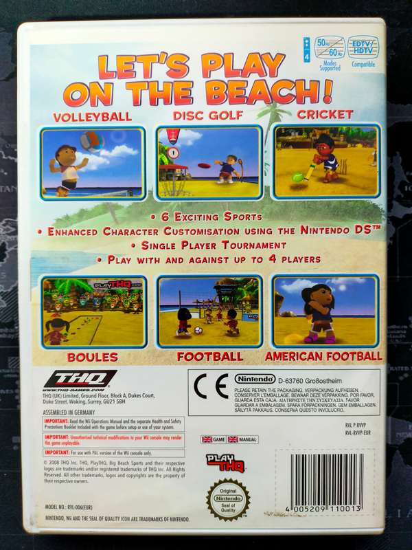 Big Beach Sports Nintendo Wii