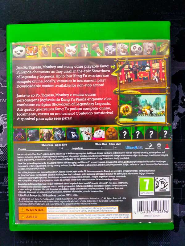 Kung Fu Panda Showdown of Legendary Legends XBOX ONE (Very Rare)
