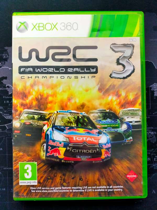 WRC FIA World Rally Championship 3 - Xbox 360 (RARE)
