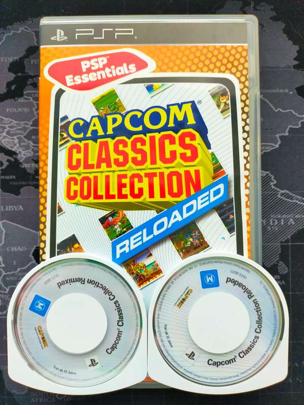 Capcon Classics Collection Remixed and Reloaded Bundle - PSP / PlayStation Portable (RARE)