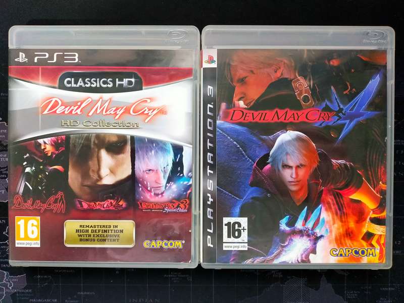 Devil May Cry 4 and HD Collection - PS3 / PlayStation 3