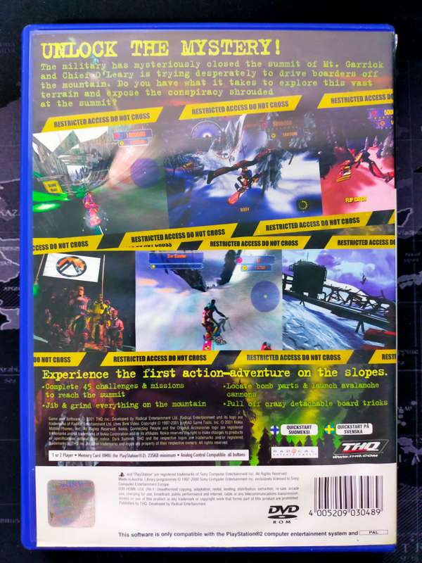 Dark Summit PS2 / PlayStation 2 (RARE)