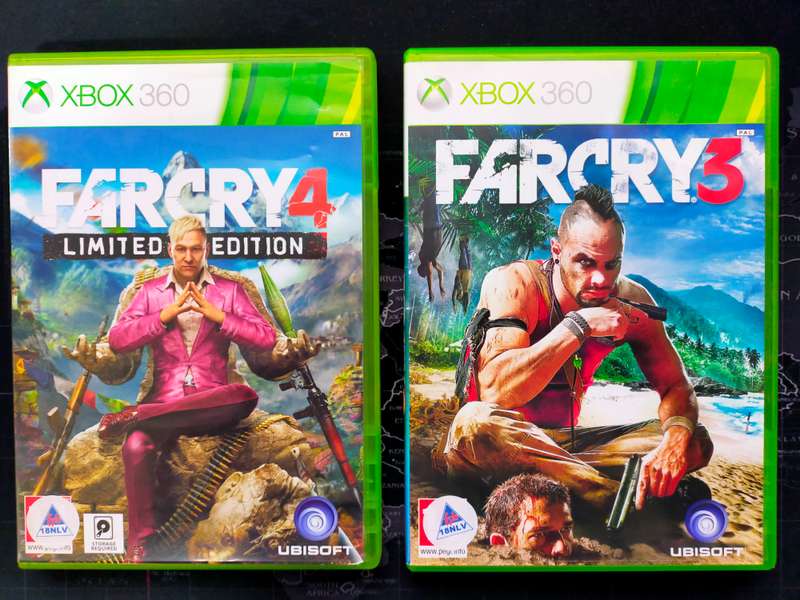 Far Cry 3 and 4  / FarCry 4 and 3 - Xbox 360